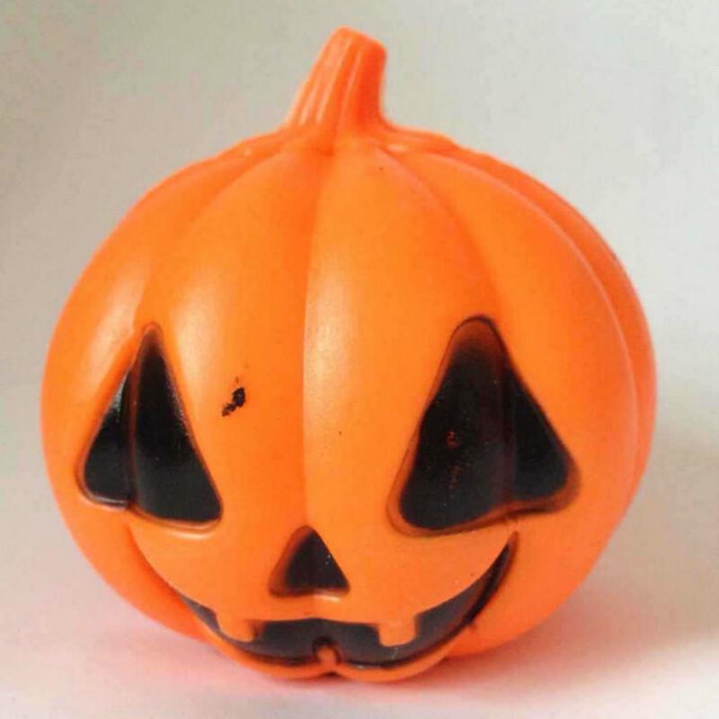 3Pcs Halloween Pumpkin Jack-O-Lantern Orange LED Light Festival Home Prop Decor