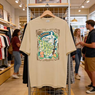 Allman Brothers T-Shirt, unisex Retro-T-Shirt