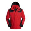 Men Women 3-in-1 Removable Fleece-Lined Waterproof Windproof Outdoor Jacket Winter Hiking Cycling