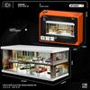 Collector 1:64 Scale Two-Story Parking Garage Model – Pvc Diorama Building & Storage Display Case For Diecast Car Collection