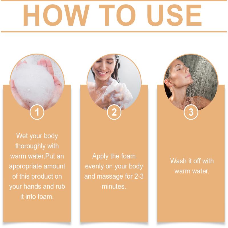 

Oceaura Persimmon Deodorizing Shower Gel Odor Remover Sweat Stains Body Cleaning Lasting Fragrance Smoothing Nourish Body Wash 1pcs