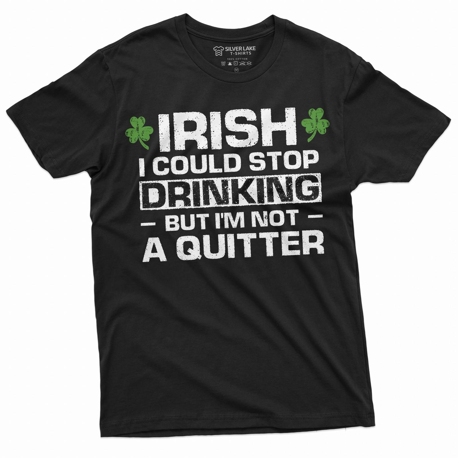 Irish Funny Drinking shirt St Patricks day T-shirt Irish Patriotic Funny Tee S разноцветный