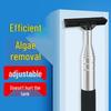 Raspador de Algas de Silicone Retrátil: Escova de Limpeza para Aquário – Segura para as Paredes do Aquário