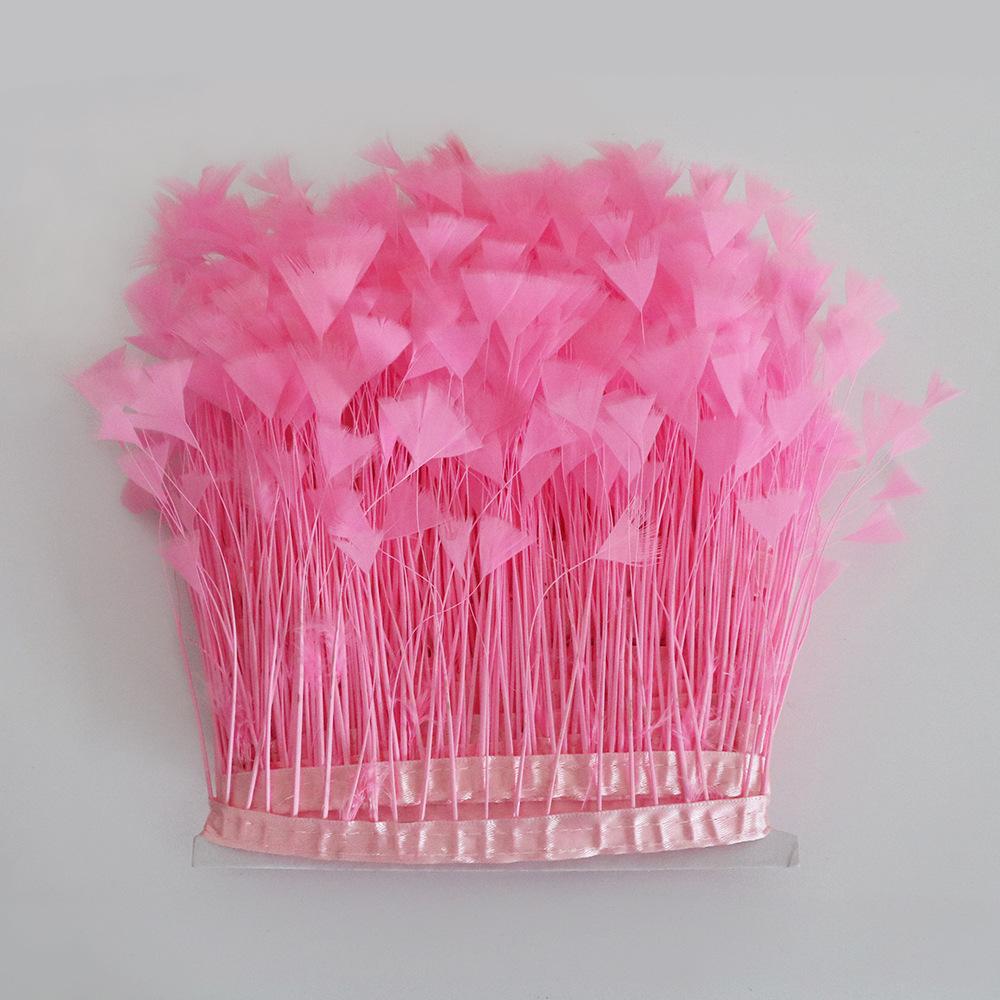 Turkey Feather Butterfly Flower Cloth Edge 10-15Cm Dress Decorative Material Latin Dance Skirt Cloth Belt Clothing Accessories