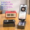 Altoparlante Bluetooth con Supporto per Telefono 5 in 1 Supporto per Cellulare Base Supporto Rotante a 360° Power Bank da 5000mAh