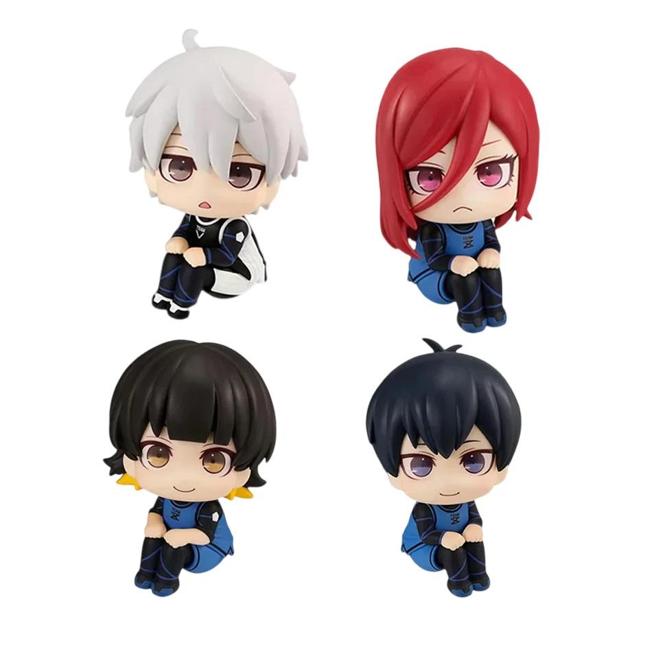 4 Style Isagi Yoichi Doll Blue Lock Action Figures Q Version Chigiri Hyoma Bachira Meguru Nagi Seishiro Figure PVC Ornament Toys