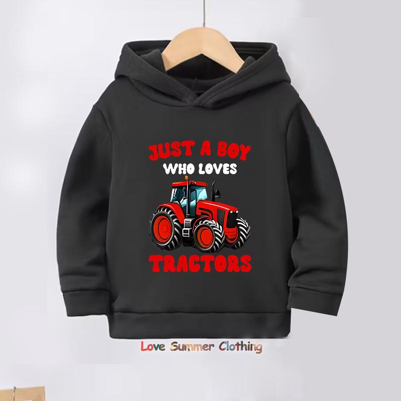 

2 шт. Комплект толстовок для мальчиков Мотоцикл Экскаватор дорожная Машина Термальный Длинный рукав Спортивные штаны Комплект толстовки Идеальный подарок Повседневная уличная одежда 140CM