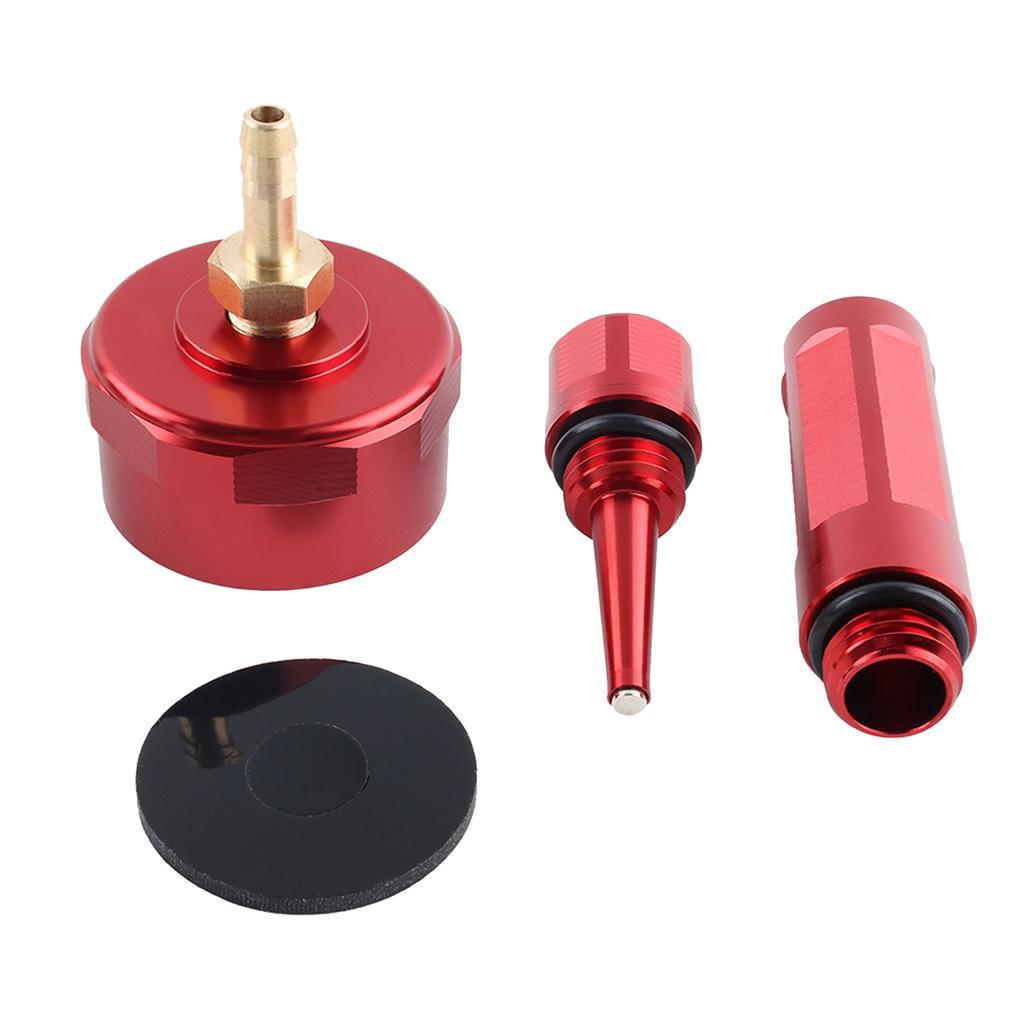 Upgraded Extended Run Brass Hose Fitting Gas Cap Change Funnel Magnetic Oil Dipstick Aluminum Generator Parts- 55201