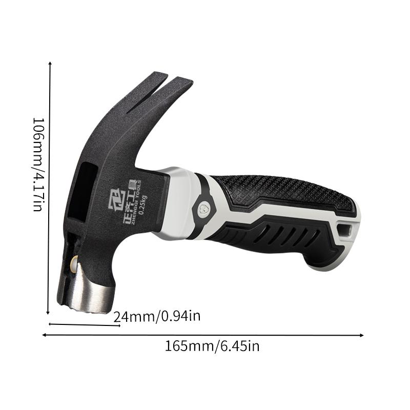 Mini Claw Hammer Household Tools Commonly Used In Woodworking Knock Out Nails Wooden Handle Small Hammer High Carbon Steel
