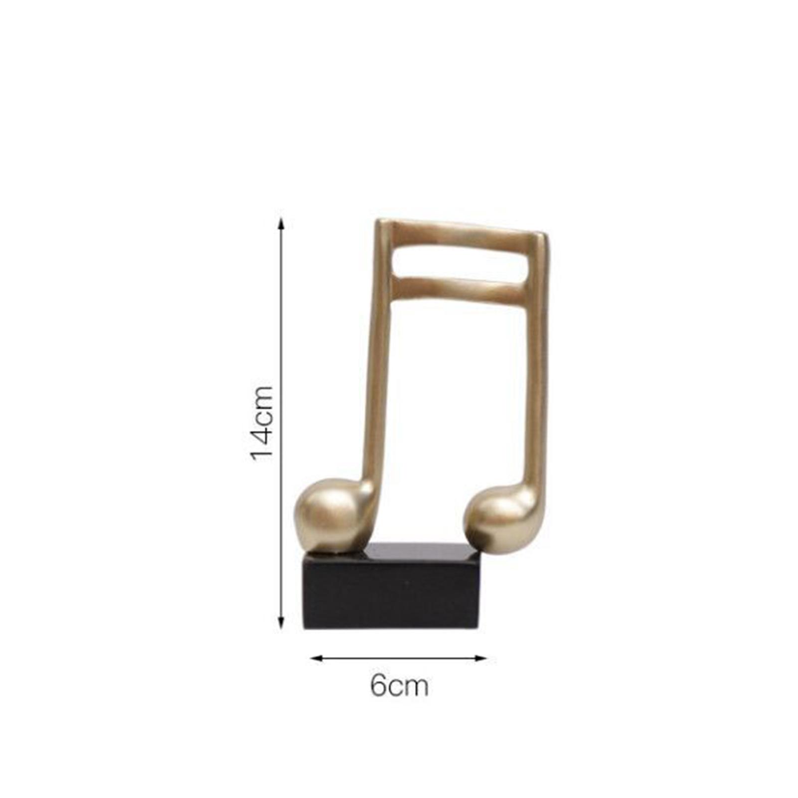 

Resin Musical Notes Model Ornaments Living Room Wine Cooler TV Cabinet Desktop Decorative Crafts Desk Ornaments Home Decor