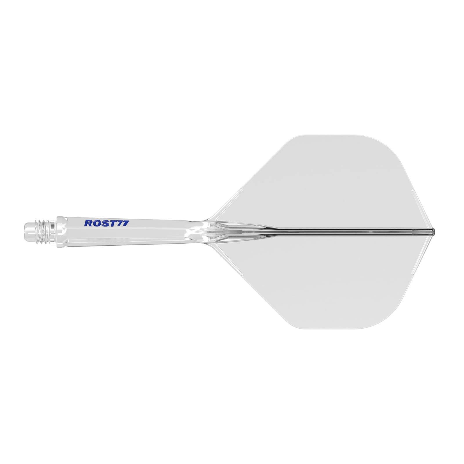 

CUESOUL ROST 77 Transparent Integrated Flight Big Standard Set Clear Flight Blue Logo M Size 3-Piece (CS-77-DB11T3-M)