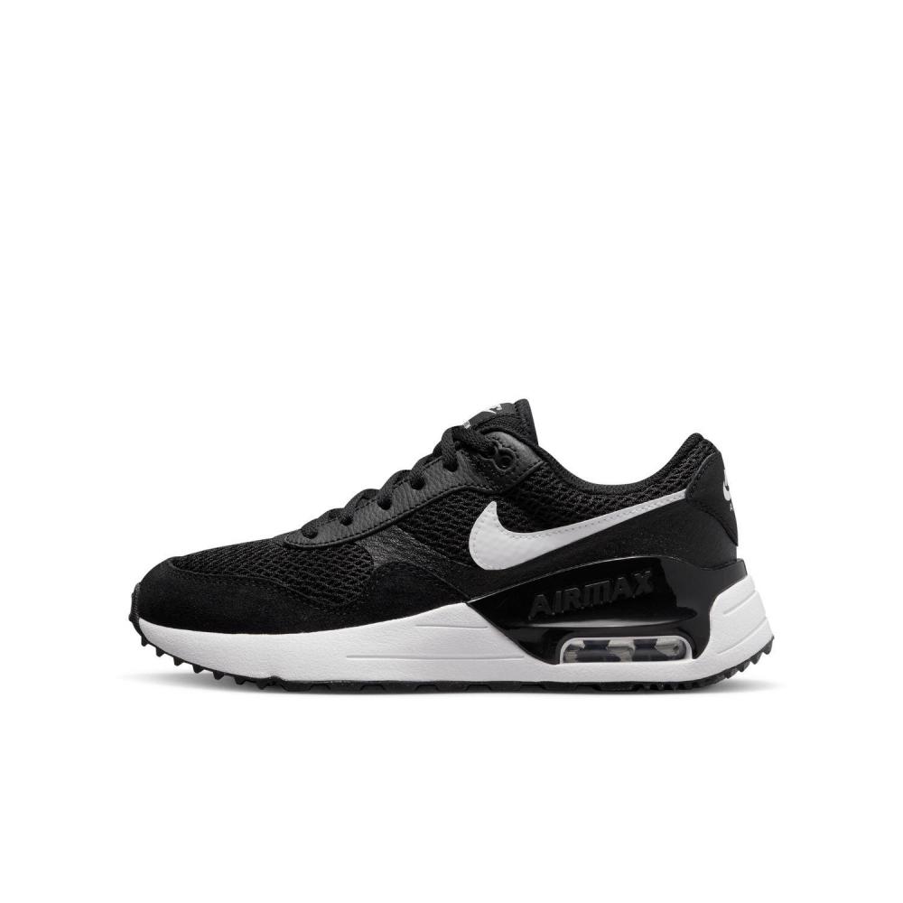 

NIKE AIR MAX SYSTEM GS KDQ0284 001 ЧЕРНЫЙ/БЕЛЫЙ