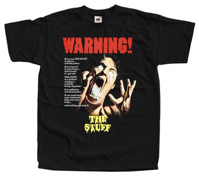 The Stuff V1 Larry Cohen Movie Poster 1985 Black Unisex T-Shirt