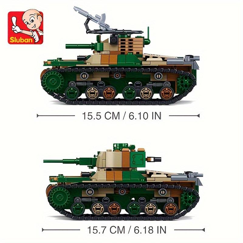 563pcs 1107 Medium Military  Tank  Model  Building Block Toys 97 Medium Chariot Children Diy Bricks Toy