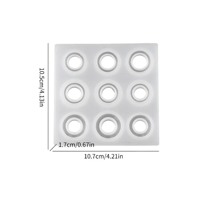 Flexible Silicone Mold for Finger Rings Full Plate Diamond Rings Epoxy Resin Mould Jewelry Tool Unique Accessories Molds