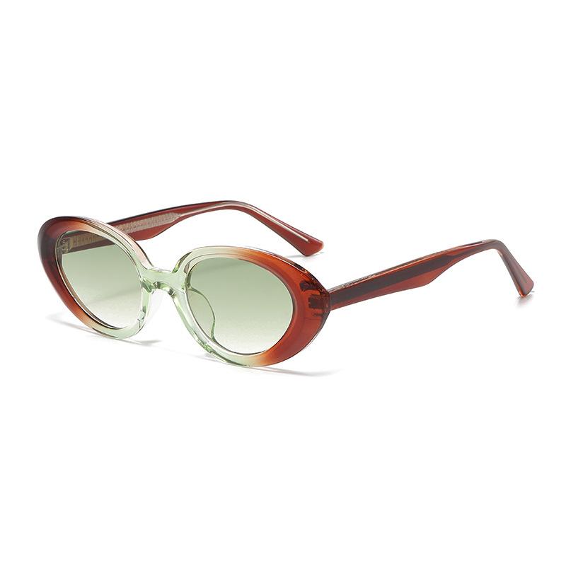 35019 Oval Ferrule Legs Tr Sunglasses, Personalized Hip-Hop Glasses, Wind Street Shot Trendy Sunglasses