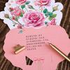 1PCS Carnation Creative Floral Postcard - Exquisite Greeting Card for Birthday Teacher Day Gifts Beautiful Thanks Flowers