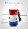 1100GPH mini boat bilge pump 12v bilge pump 12 v 24v dc 10A submerse kayak rule water electric 1100 gph volt garden rinse Wash
