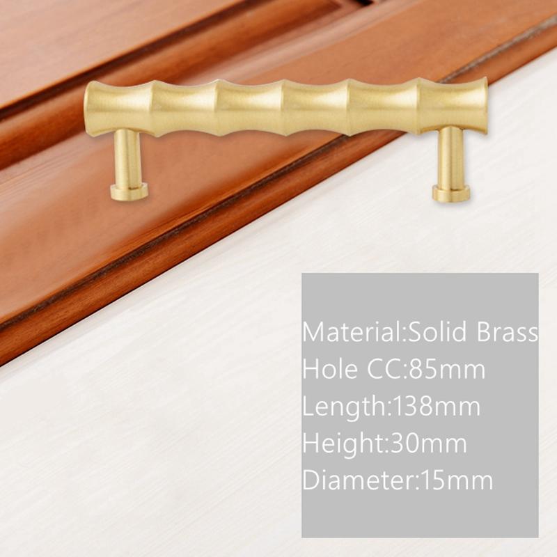 Solid Brass Bamboo Kitchen Cabinet Knobs And Pulls Vintage Furniture Drawer Cupboard Warodrbe Door Handles Hardware At Affordable S Free Real Reviews With Photos Joom Solid Brass Bamboo Kitchen Cabinet, Brass Bamboo Cabinet Hardware