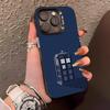D-Doctor W-Who Phone Case For IPhone17 Air 16 15 14 Plus 13 12 11 Pro XS Max Silver Black Bumper Case