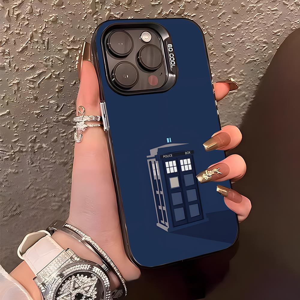 

D-Doctor W-Who Phone Case For IPhone17 Air 16 15 14 Plus 13 12 11 Pro XS Max Silver Black Bumper Case iPhone 14