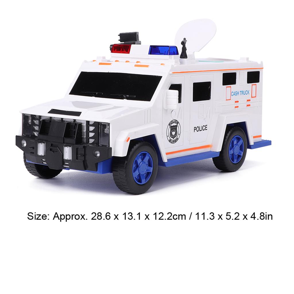 Camión de Dinero Hucha Contraseña de Huella Dactilar Electrónica Automática Caja de Ahorro de MonedasBlanco