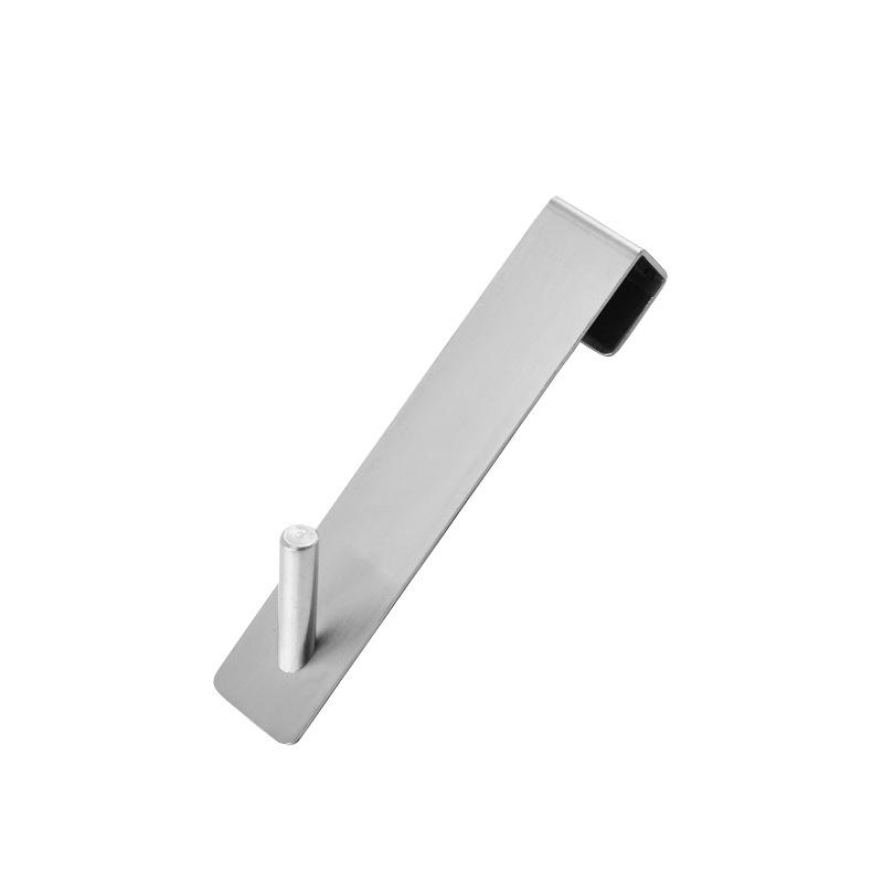 I lager Rostfritt Stål Dubbelkrok för Badrumshanddukar och Kläder, Ingen borrning krävs