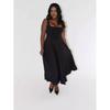 Minimalist Sleeveless High Waist A Line Dress With Backless Design For Summer Casual Wear