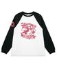 ESCAPEFROM Shooting Girl Print Long Sleeve Black