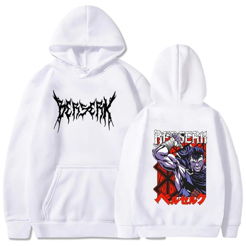 Berserk dark print student loose sweater hoodie