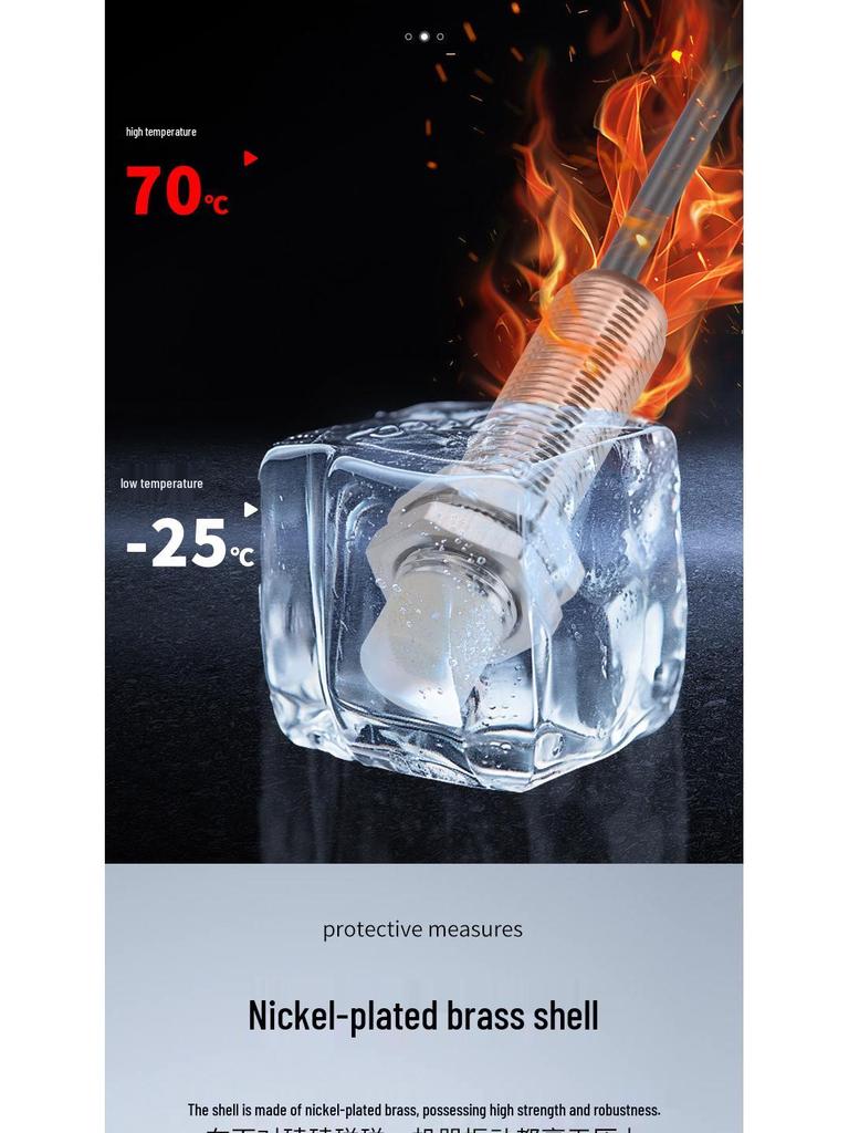 Waterproof Inductive Proximity Switch, Two-Wire, M8/M12/M18/M30, NPN NO/PNP NC