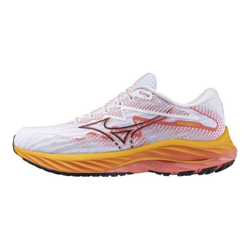 Mizuno Wave Rider 27 White Dubarry Women Sneakers Black J1GD230371