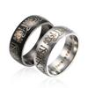 Religious Jewelry Ring Ornaments Muslim Tungsten Ring Islamic Doctrine Mantra