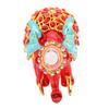 Enamel Elephant Jewelry Box Decorative Jewelry Organizer for Rings Earrings Jadestone Desktop Decor Gift Gold Red