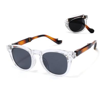 FEISEDY Faltbare Sonnenbrille für Herren und Damen, TAC polarisiertes TR90 UV Perfekt für Outdoor und mit B1464, Schutz, Fahren, Angeln, Sport,