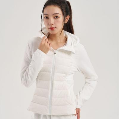 Winter New Sportswear Down Jacket Slim Yoga Top Thin Running Light Warm Windproof Jacket Women