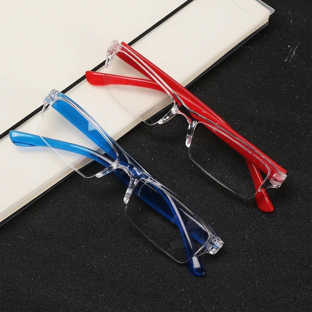 Transparent Reading Glasses For Women Men Rectangle Small Frame Farsighted Eyewear Business Prescription Spectacles +1.0 To +4.0