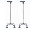 Four-Legged Aluminum Alloy Telescopic Walker Cane for Seniors