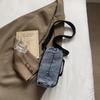 Damen Outdoor Sport Umhängetasche Herren Wasserkocher Tasche Multifunktionale Denim Schultertasche