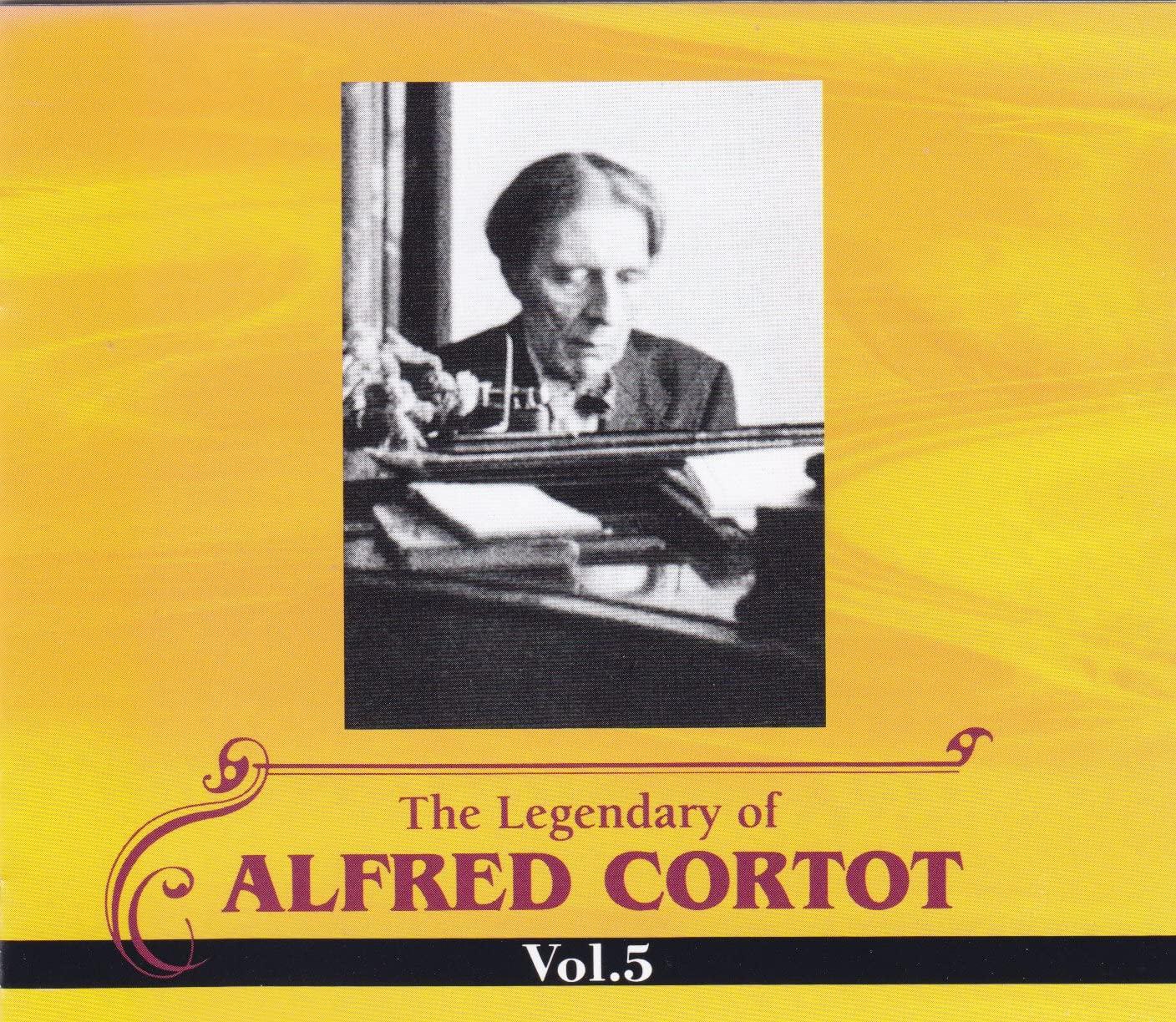 

CD ALFRED CORTOT - Legendary Of Alfred Cortot Vol.5 SGR8105 Japan Classical Used