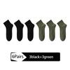 6Pairs High Quality Men's Mesh Socks Combed Cotton95% New Casual Breathable Socks Man Stripe Male Sock EU39-45