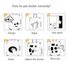 50Pcs Viral Cat Meme Doodle Stickers - Cute Trendy Kitty Expressions For Diy Decoration