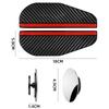 Visera de Lluvia para Espejo Retrovisor de Coche Espejo Redondo Pequeño Parasol de Lluvia para Volkswagen VW GOLF Polo Tiguan JETTA PASSAT
