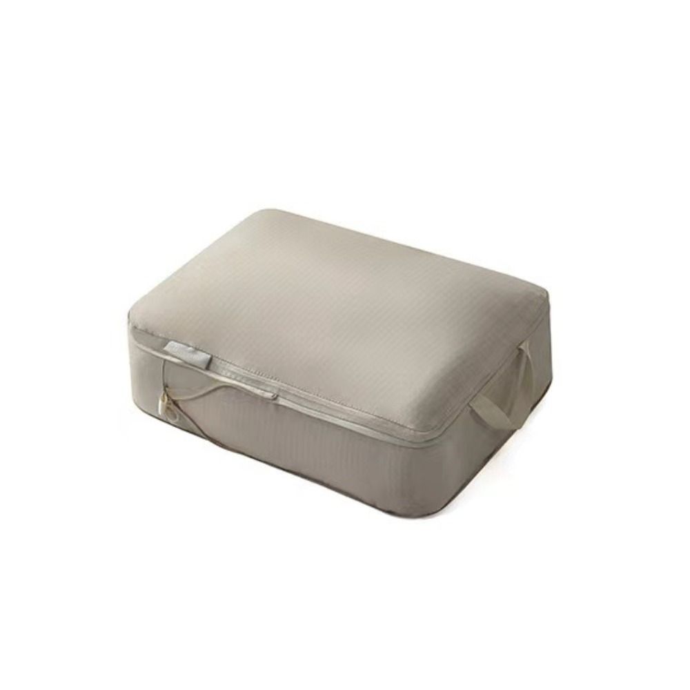 

Large Capacity Compression Packing Cube Foldable Compressed Storage Bag New Duvet Organizer Beige-M Compression Bag