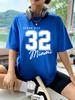 Dream City Number 32 Design Woman T-Shirts Polyester Multicolor T Shirt Hip Hop Summer Short Sleeve Y2K Breathable Clothing
