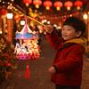 Handmade Year of the Horse Lantern 3D Luminous Lanterns Creative Portable Lanterns  New Year
