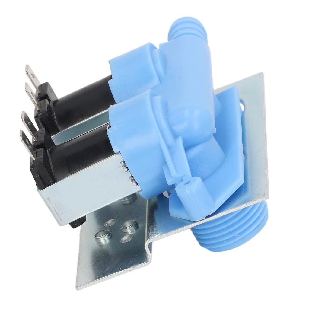 Washer Water Inlet Valve Kit with Mounting Bracket Blue 2 Head 285805 Replacement AC220?240V