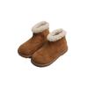 XSHX Retro "Miao Chelsea" Children's Short Boots Rear Zipper Rubber Sole Boys and Girls 248113