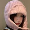 Cute New Young Women Daily Use Performance Ear Protection Country Style Knitted Beanie Hat