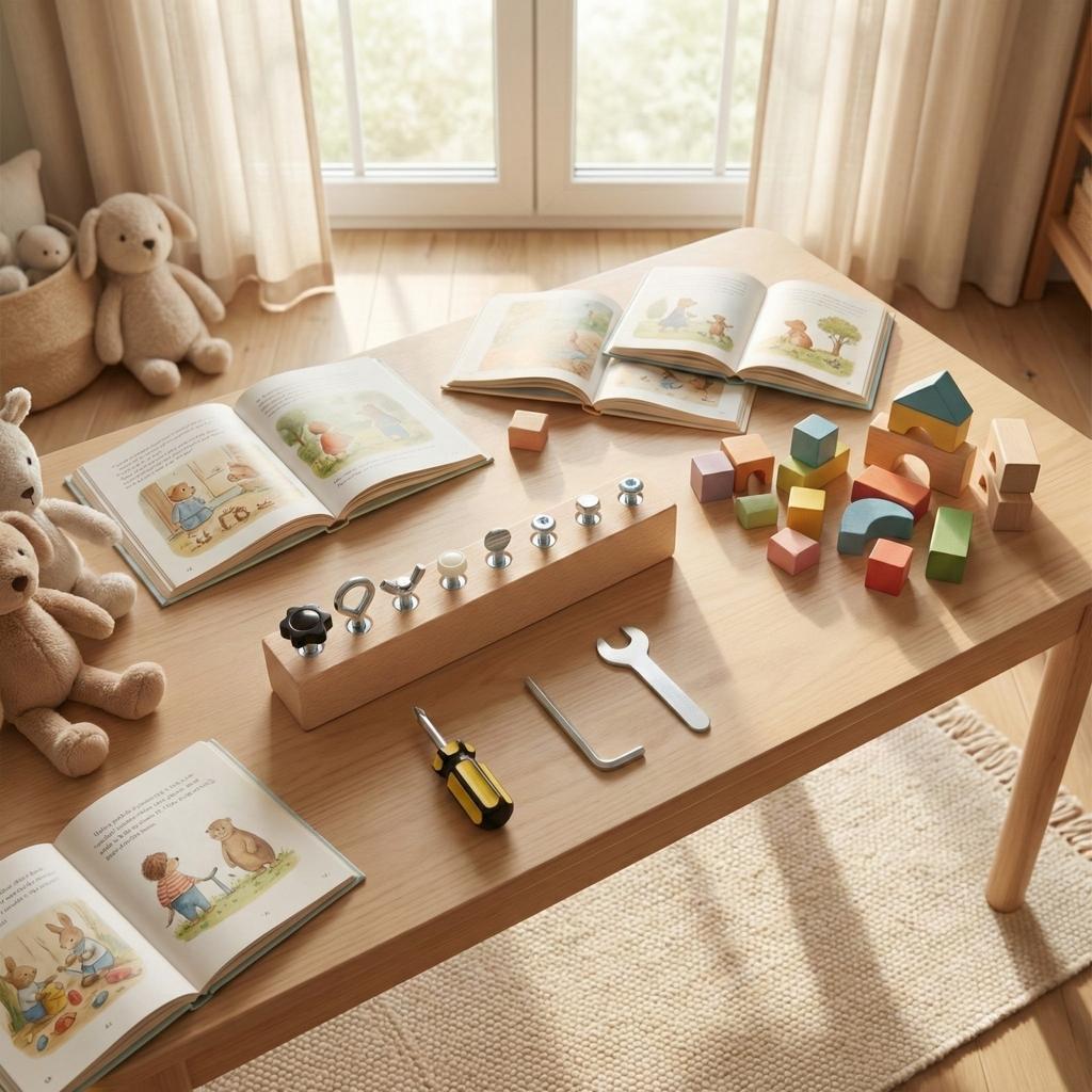 Puzzle Early Education Assembly And Disassembly Tools, Children's Busy Board Toys